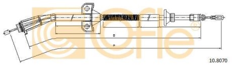 Трос ручника COFLE 10.8070