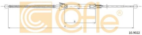 Трос ручника COFLE 10.9022