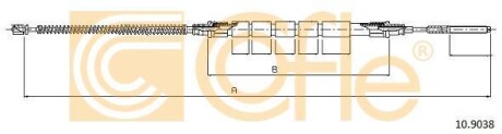 Трос ручника COFLE 10.9038