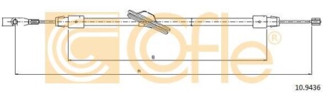 Трос ручника COFLE 10.9436