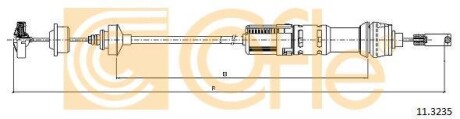 Трос сцепления COFLE 11.3235