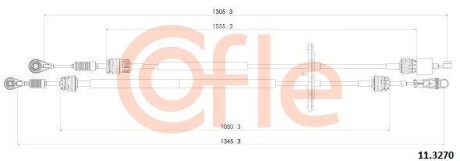 Привод механизма переключения передач COFLE 11.3270