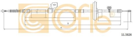 Трос ручника, левый COFLE 11.5826