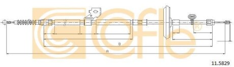 Трос ручника, правый COFLE 11.5829
