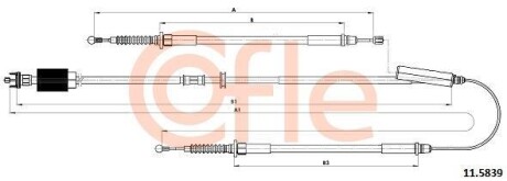 Трос COFLE 11.5839