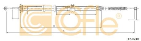 Трос ручника, правый COFLE 12.0730