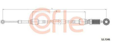 Привод механизма переключения передач COFLE 12.7241