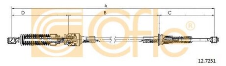 Привод механизма переключения передач COFLE 12.7251