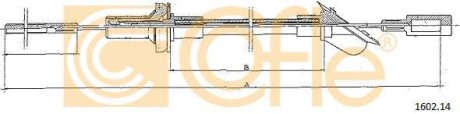 Трос сцепления COFLE 1602.14