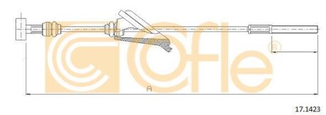 Трос ручника COFLE 17.1423