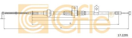 Трос ручника, правый COFLE 17.2295