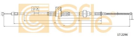 Трос ручника, правый COFLE 17.2296