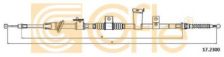 Трос ручника, правый COFLE 17.2300