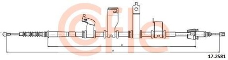 Трос ручника, правый COFLE 172581