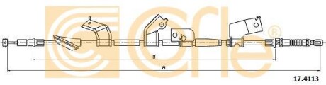 Трос ручника, левый COFLE 17.4113