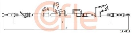 Трос ручника, правый COFLE 174118