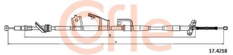 Трос ручника, правый COFLE 174218