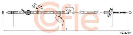 Трос ручника, левый COFLE 174219