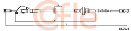 Трос сцепления COFLE 18.2524