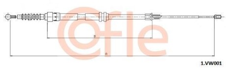 Трос COFLE 1.VW001