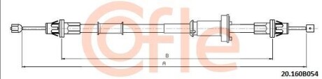 Трос ручника COFLE 20.160B054