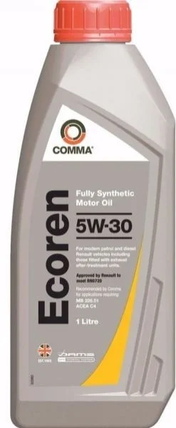 Масло для двигателя COMMA ECOREN 5W30 SYNT. 1L (фото 1)