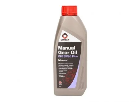 Трансмиссионное масло COMMA EP75W80 PLUS 1L