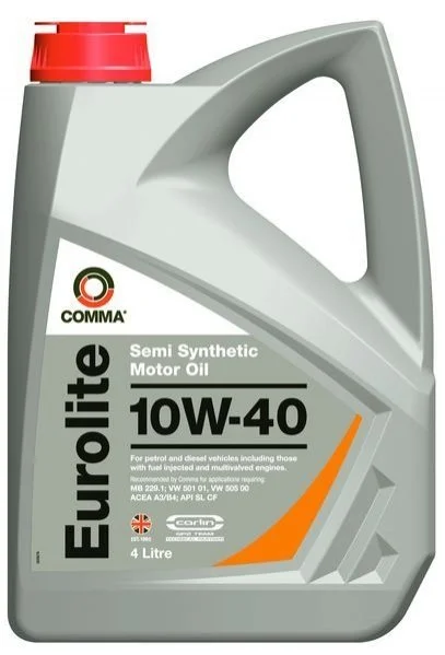 Масло для двигателя COMMA EUROLITE 10W40 4L (фото 1)
