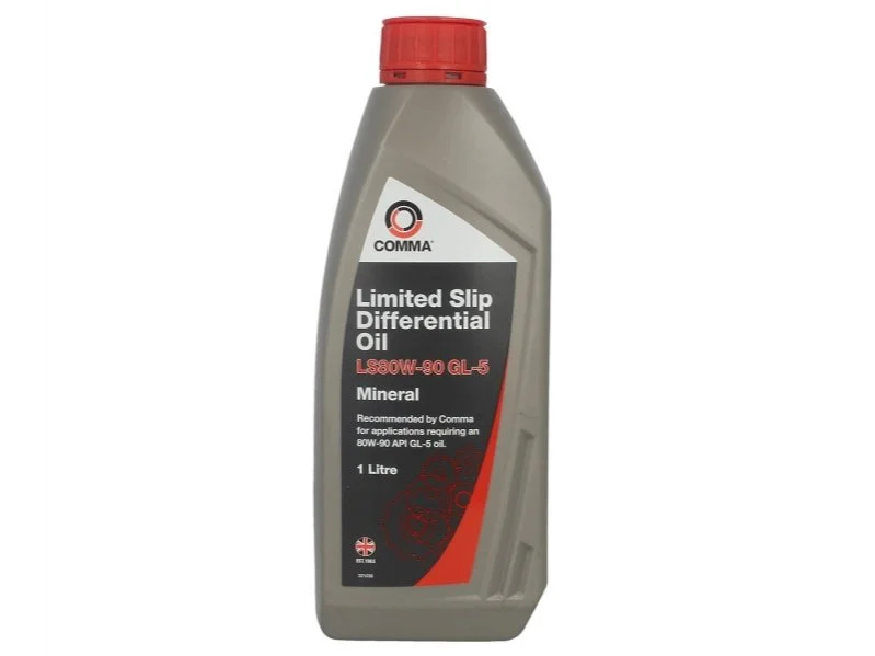 Масло трансмиссионное минеральное COMMA LS GEAR OIL 80W90 GL5 1L (фото 1)