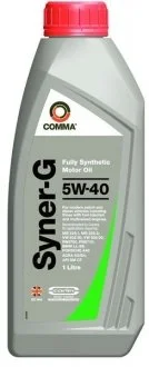 Масло для двигателя COMMA SYNER-G 5W40 1L