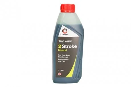 Масло для 2-тактных двигателей COMMA TWO WHEEL 2 ST 1L MINERAL