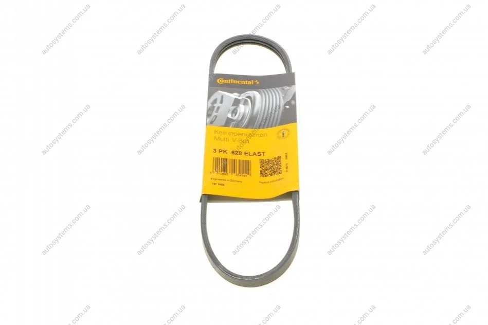 Доріжковий пас Contitech 3 PK 628 ELAST (фото 1)