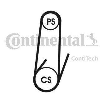 Комплект ремня генератора Contitech 4PK1022 ELAST T1