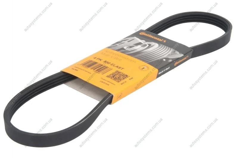 Пас поликлиновый BMW 1 (E87)/3 (E90) 04-11 Contitech 4PK830ELAST (фото 1)