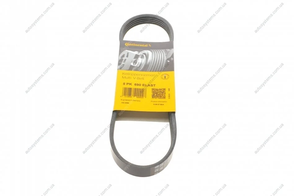 Доріжковий пас Contitech 5 PK 690 ELAST (фото 1)