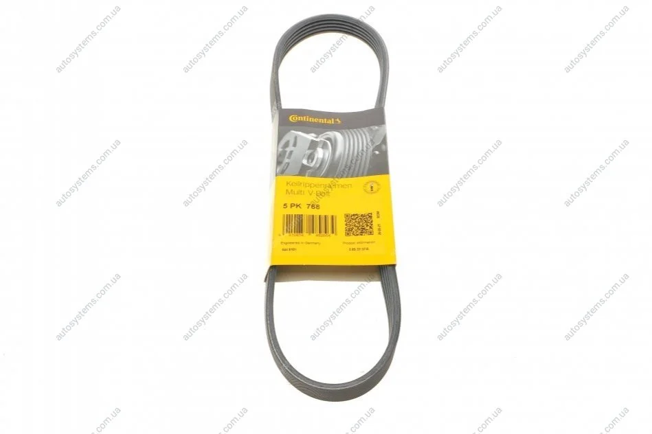 Пас поліклиновий Smart Fortwo 0.8CDI 04- Contitech 5PK768 (фото 1)