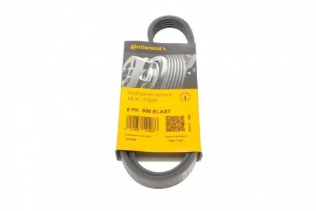 Доріжковий пас Contitech 5 PK 868 ELAST
