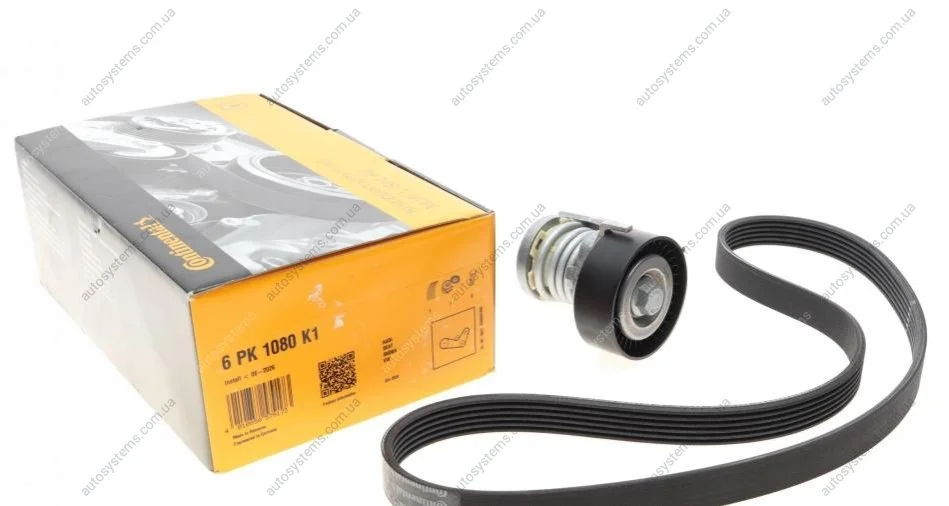Комплект паса поликлинового Audi A2/Seat Ibiza/Sk Contitech 6PK1080K1 (фото 1)