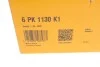 Комплект ременя генератора Renault Kangoo/Megane/Scenic 1.6 16V/1.5 dCi 02- (6PK1130) Contitech 6PK1130K1 (фото 7)