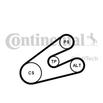 Комплект ремня генератора Contitech 6PK1453K1