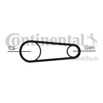 Комплект ремня генератора Contitech 6PK831 ELAST T2
