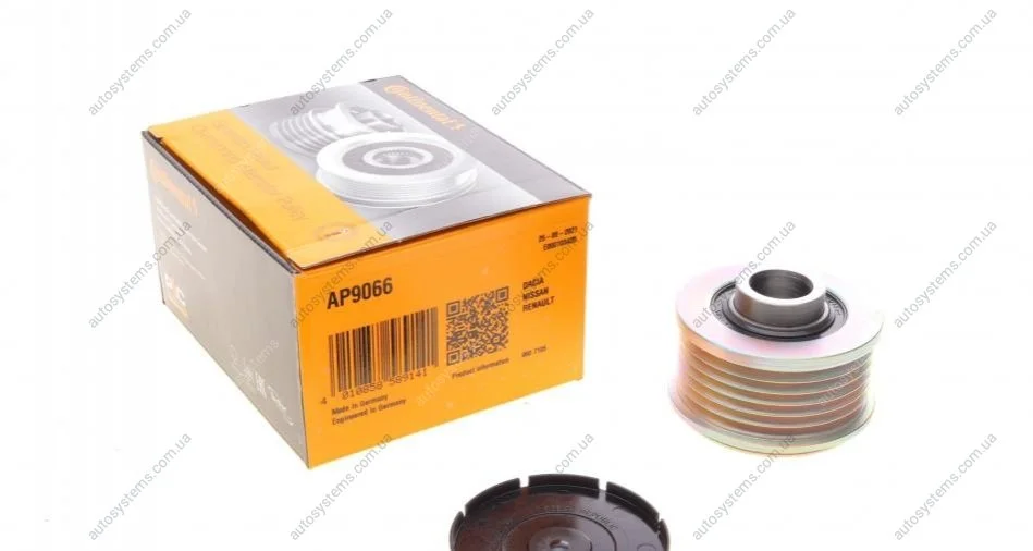 Шків генератора Renault Kangoo/Clio/Laguna/Megane/Scenic 1.4/1.5dCi/1.6 04-/Dacia Logan 1.6 06-(6PK) Contitech AP9066 (фото 1)