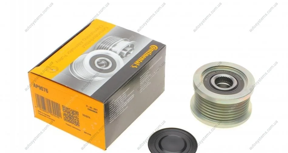 Шкив генератора Toyota Land Cruiser/Rav 4/Auris/Co Contitech AP9076 (фото 1)