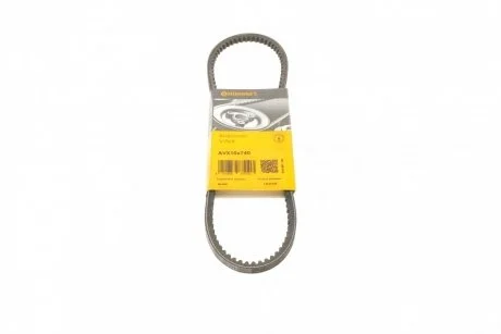 Ремінь генератора VW Jetta/Passat 1.6/1.9TD/D 80-93/Peugeot 305/604 1.5-2.5D 77-86 Contitech AVX10X740