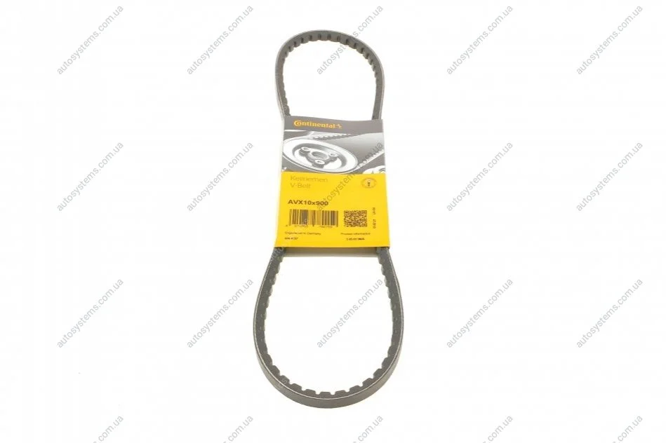 Ремінь генератора Nissan Terrano 2.4 93-07/BMW 3 (E30) 1.6/1.8 82-9/Audi 80 1.6/2.0 75-96 Contitech AVX10X900 (фото 1)