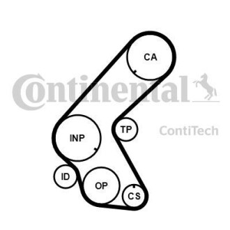 Комплект ремня ГРМ Contitech CT1014K1