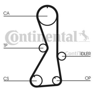 Комплект ремня ГРМ Contitech CT1016K1