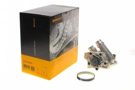 Комплект ремня ГРМ с насосом. VW Passat 08-15/Golf/T Contitech CT1143WP2