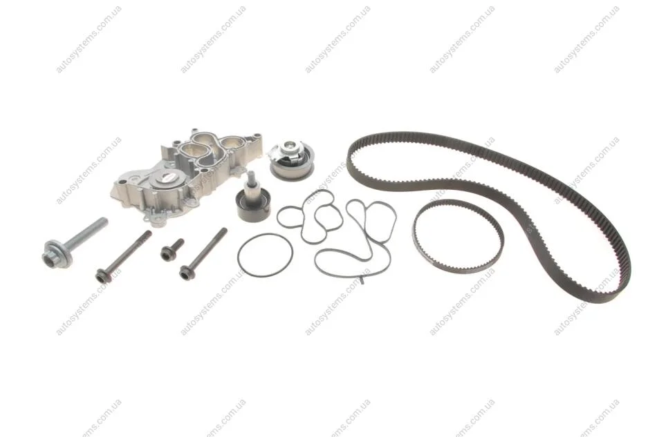 Комплект ГРМ + помпа VW Polo/Skoda Fabia 1.0-1.6 TSI 14- (10x81z/20x163z) Contitech CT1167WP3PRO (фото 1)