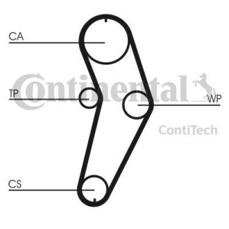 Комплект ремня ГРМ Contitech CT709K1